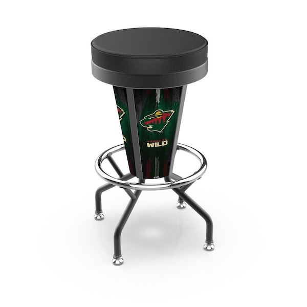 Lighted Minnesota Wild 30" Swivel Bar Stool